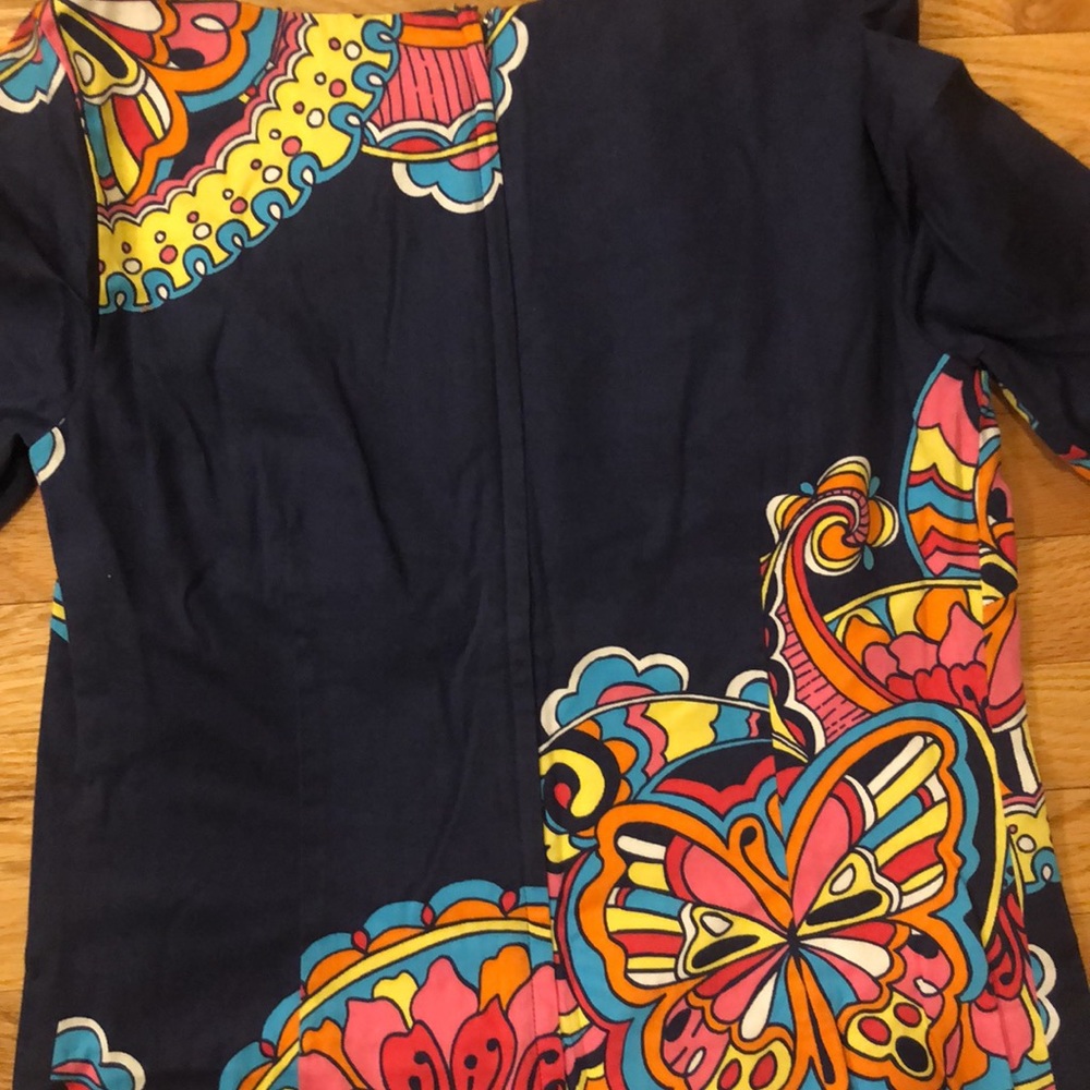 NWOT. Lilly Pulitzer navy dress. Size: 8 - Picture 6 of 6